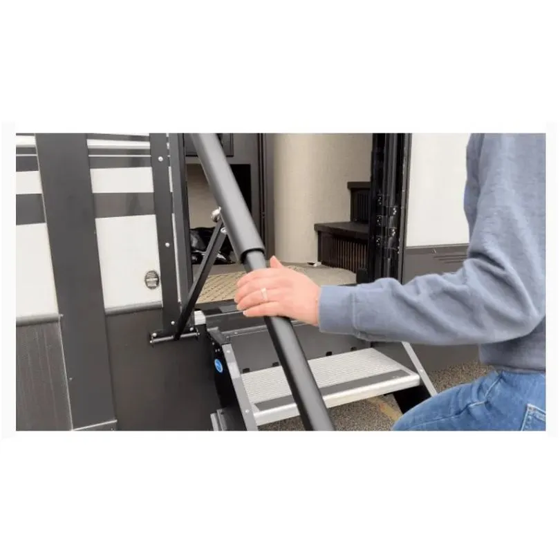TELESCOPING RV ENTRY DOOR RAIL